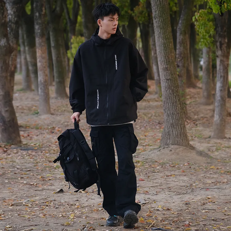 HCHUICHENG Jacket Fleece Lined/Regular Unisex-5