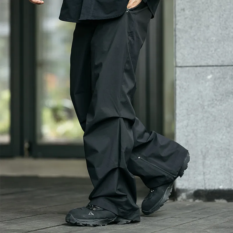 NST NONSTOP Casual Pants Unisex Black-3