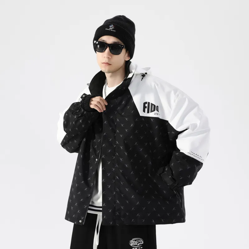 FIDO DIDO Windbreaker Jackets Unisex-6