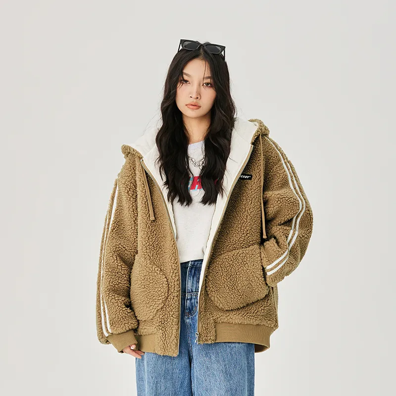 Nerdy Puffer Jackets Unisex Camel-2