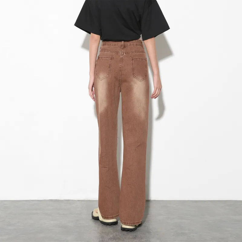 EIDOLON GRAIN Jeans Women's Brown-2