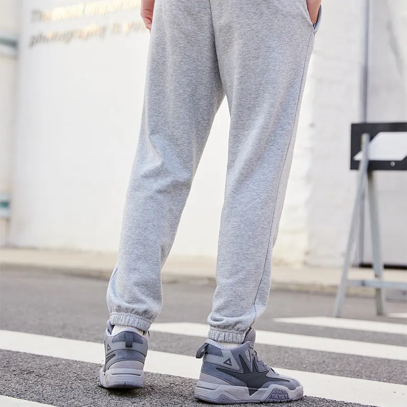 PEAK Knitted Sweatpants Men Heather Gray-4