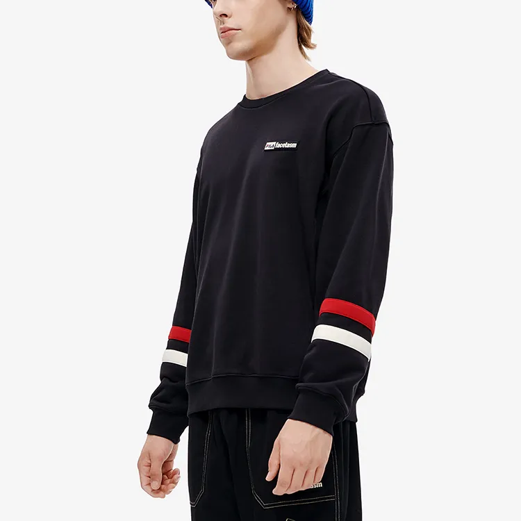 FILA FUSION Sweatshirts Men Elegant Black-5