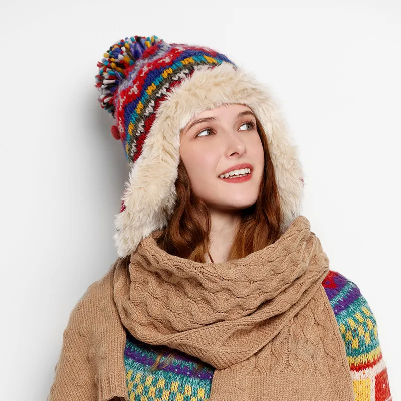 KENMONT Acrylic Trapper Hats Women's-1