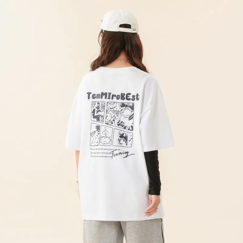TEN MIRO Short Sleeved T Shirts Unisex-9