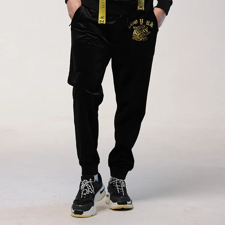 Zoo York Straight Casual Pants Fall Men's Black-4