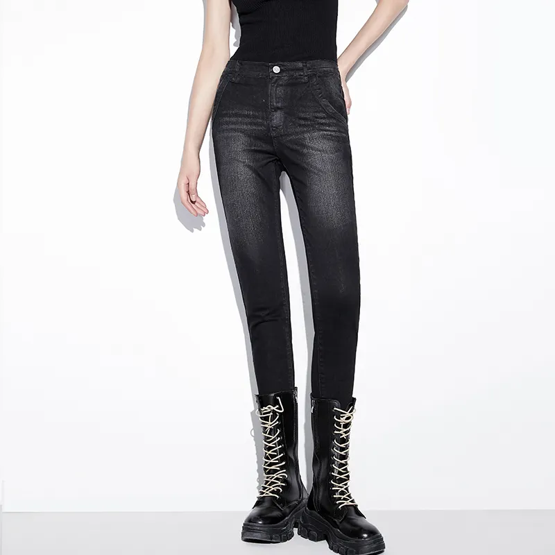 Cabbeen Jeans Women's Black-2