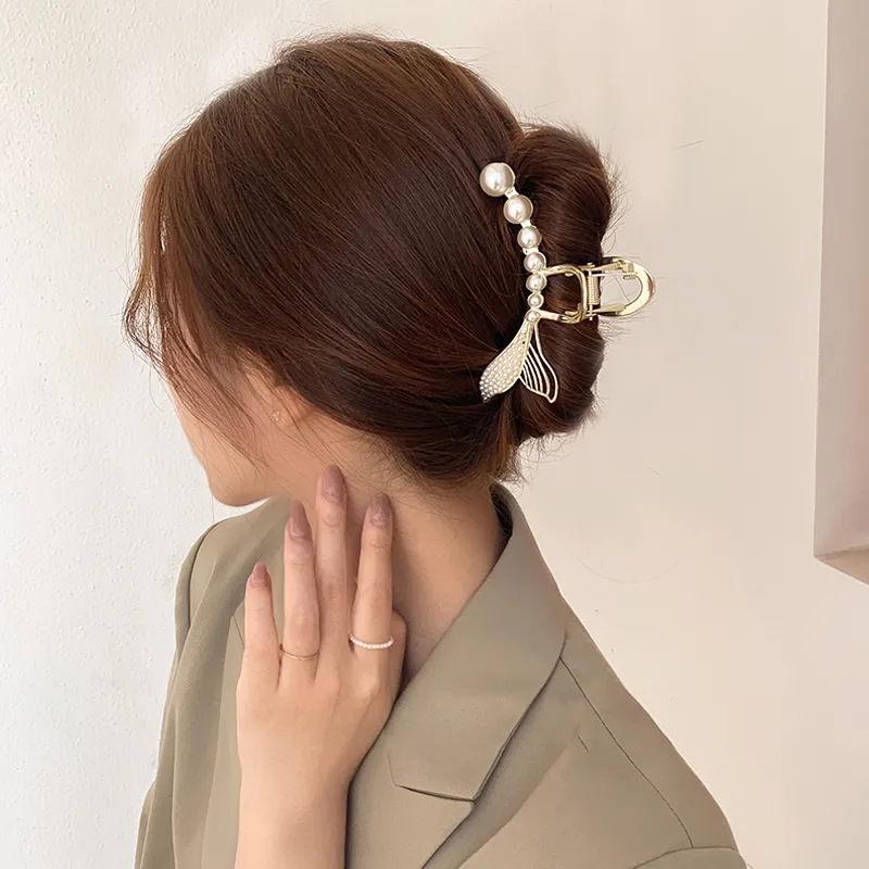SENDME Hair Clips Women's Tubas Mermaid Hair Clip-7