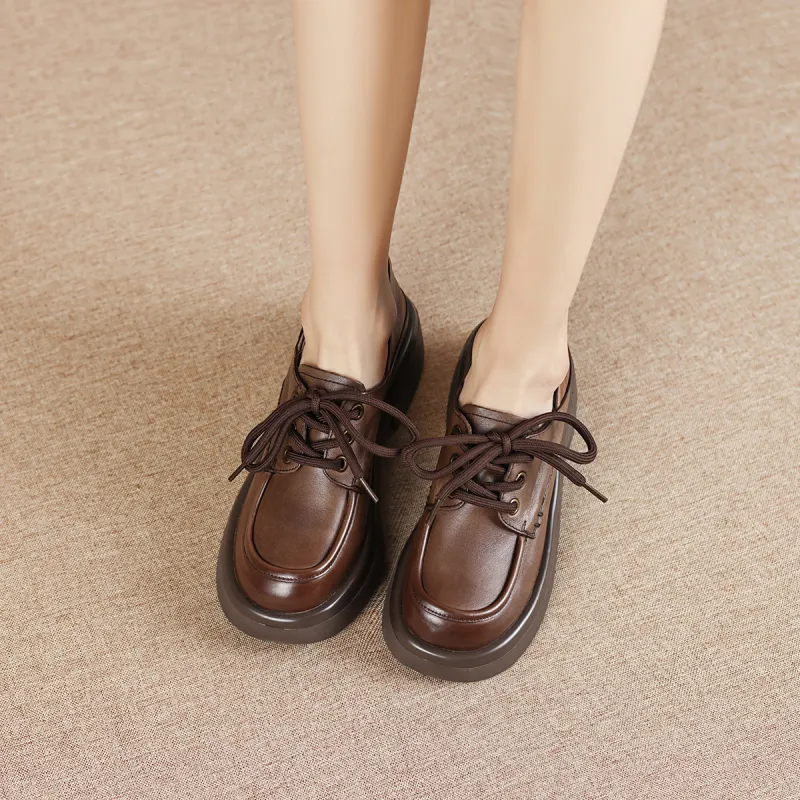 OCCAMAN Platform Shoes Women's Black-9