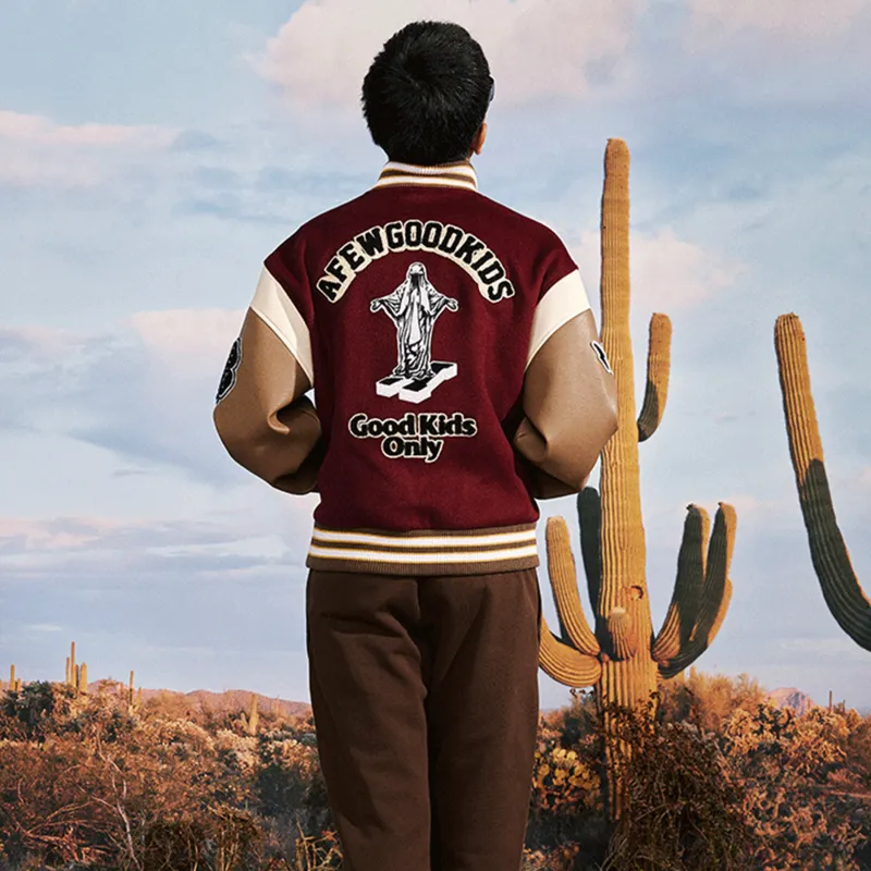 AFGK FW22 Baseball Jacket Unisex-5