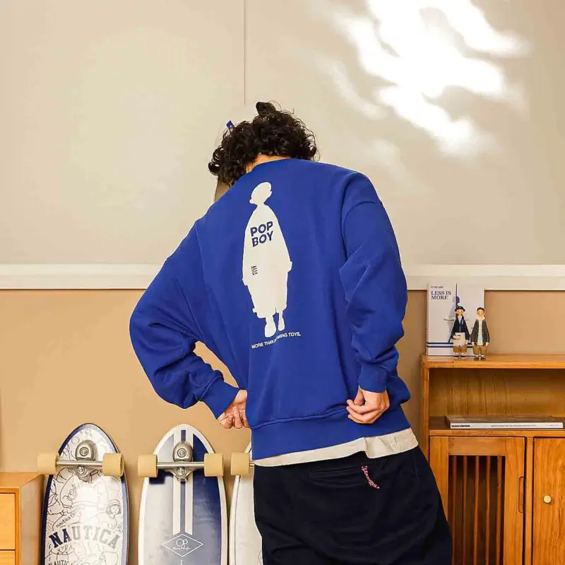 Nautica White Sail Nautica X POPBOY Sweatshirts Unisex-10