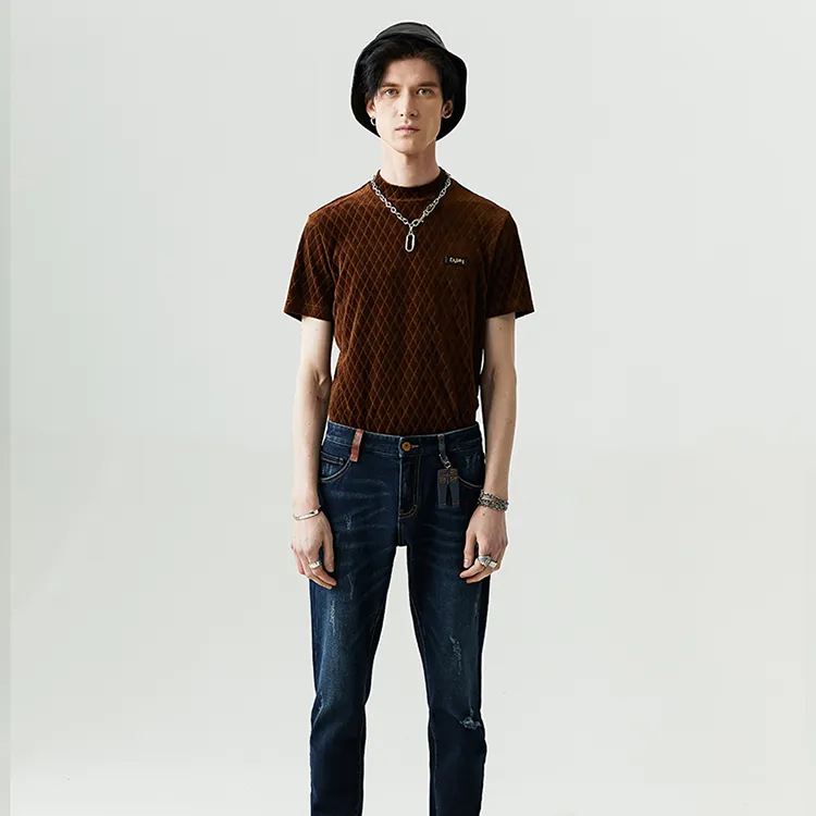 DAVID NAMAN T Shirt Men's Camel-2