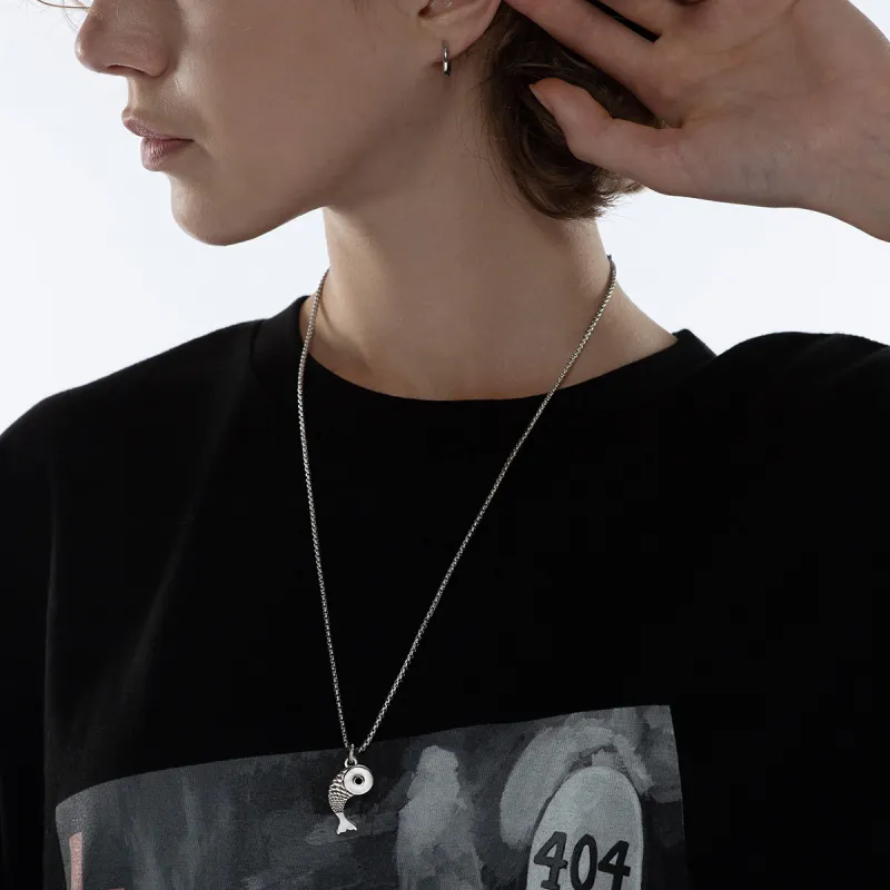 LIANDUO Copper, Titanium Steel Necklaces Unisex-1