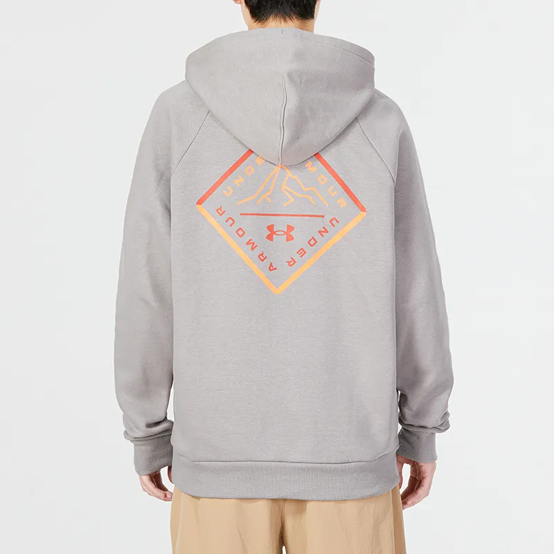 Under Armour Rival Fleece Sweatshirts Men Gray-4