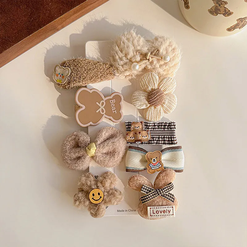 CHIMERA Hair Clips Kids' Coffee-4