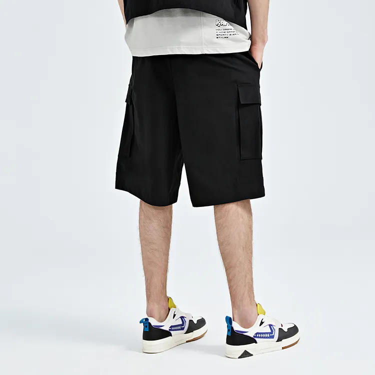 Kappa Casual Shorts Men's Black-3