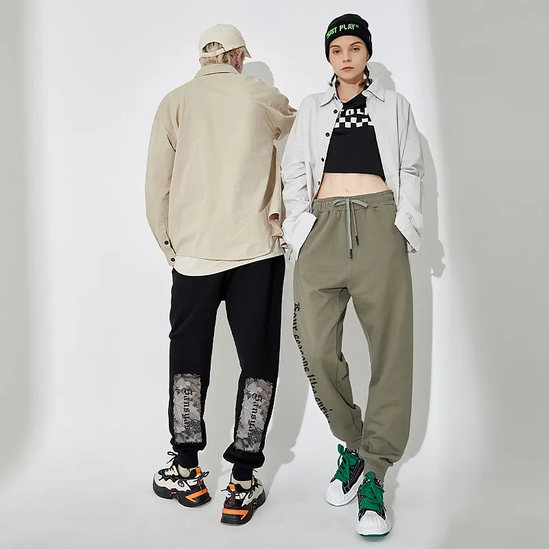 SANSYAS Knitted Sweatpants Unisex-5