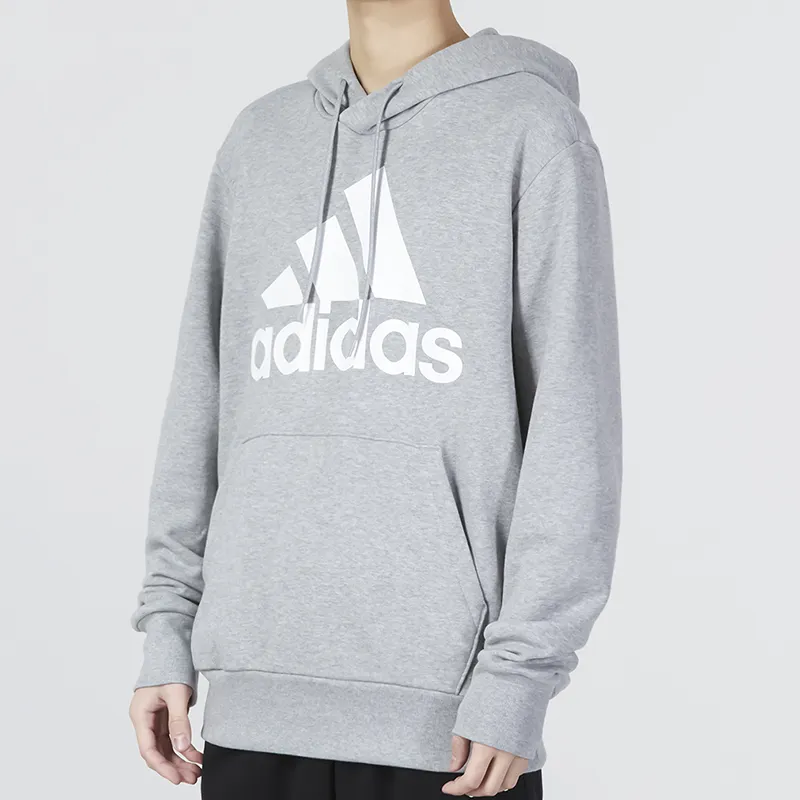 Adidas Free Shipping With AdiClub Essentials Big Logo Regular Fleece Hoodie-4