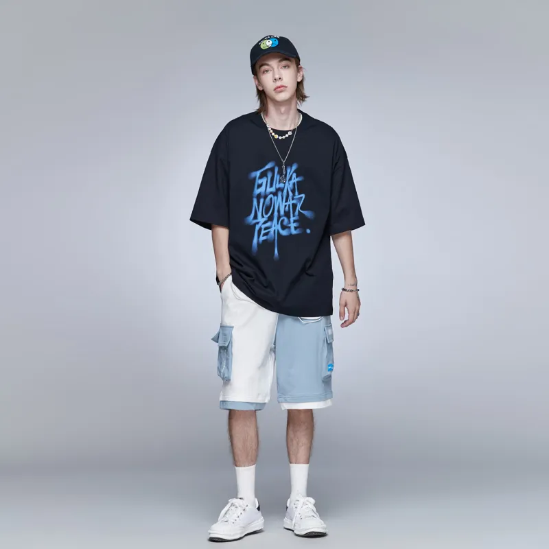Guuka Casual Shorts Unisex Sky Blue-7