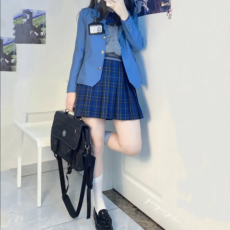 Tokyo Season Casual Short Skirts Women's Green Vine High School Plaid Skirt-11