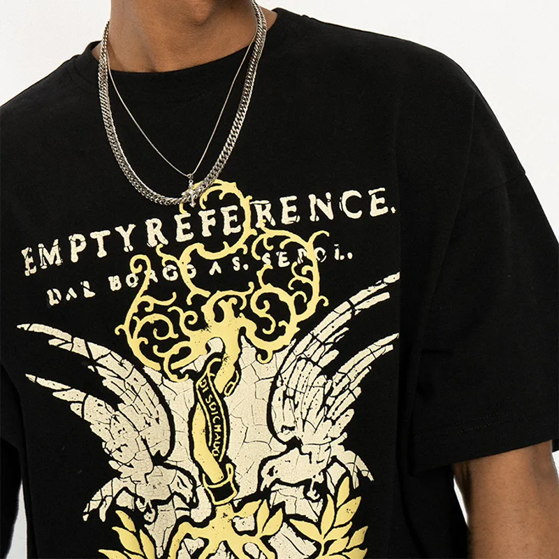 EMPTY REFERENCE T Shirts Unisex Black-5