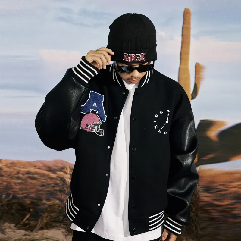 AFGK FW22 Baseball Jacket Spring And Autumn Unisex-2