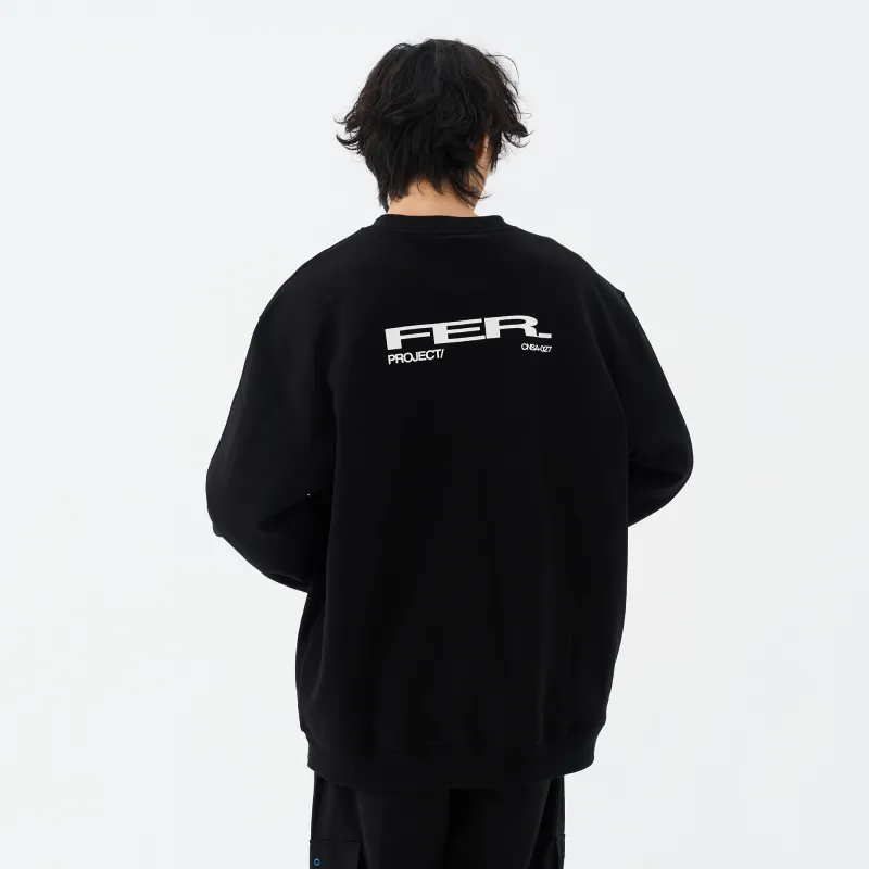 FEAROM Crew Neck Loose Fit Sweatshirt Unisex-8