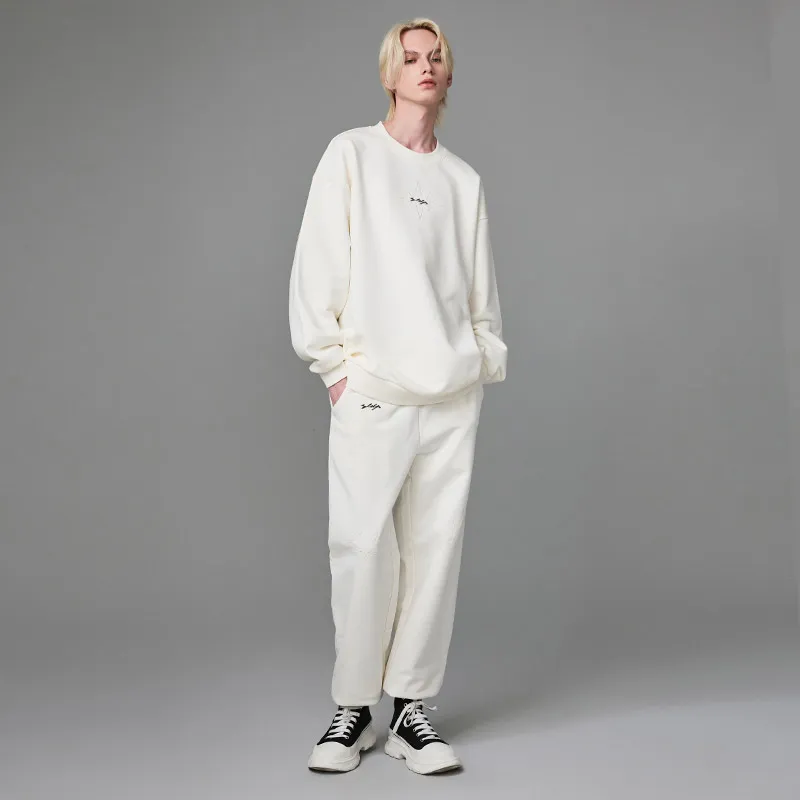 YLDP Sweatshirts Unisex White-4