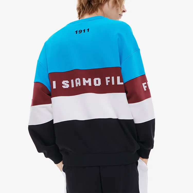 FILA FUSION Sweatshirts Men Pure Blue-5