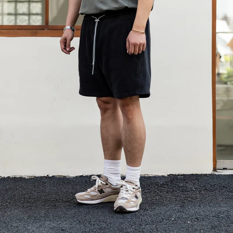 WAYNEXZAVIER Casual Shorts Men Black-2