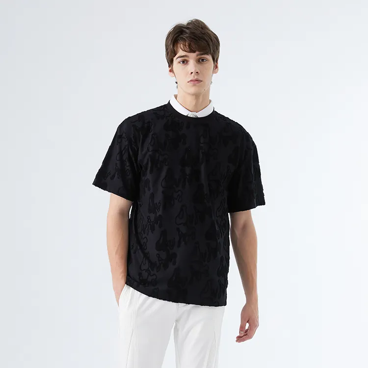 DAVID NAMAN T Shirts Men Black-3