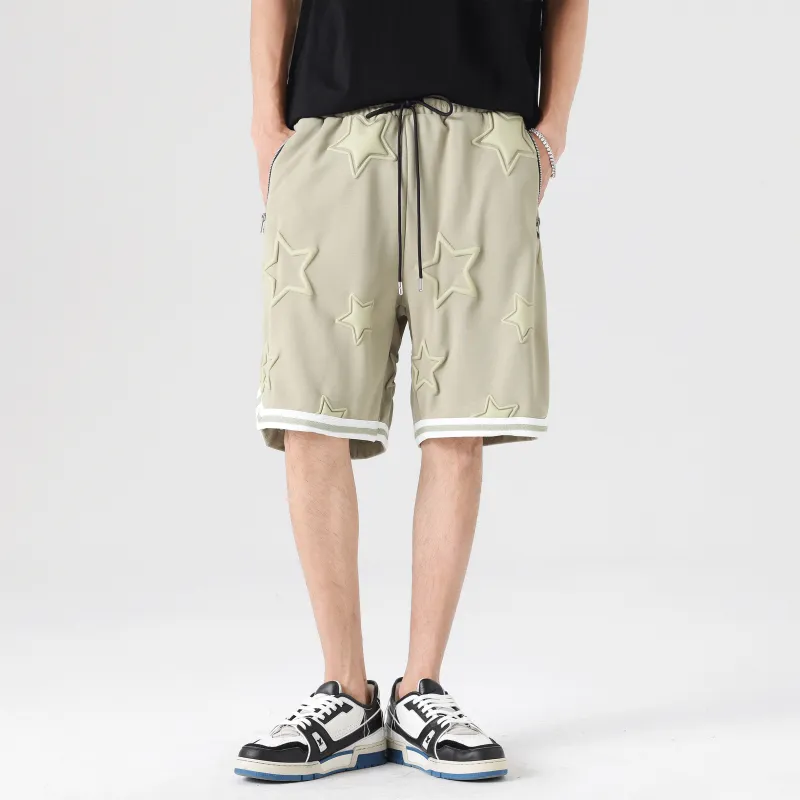 UNKNOWTAL Casual Shorts Unisex Gray Green-4
