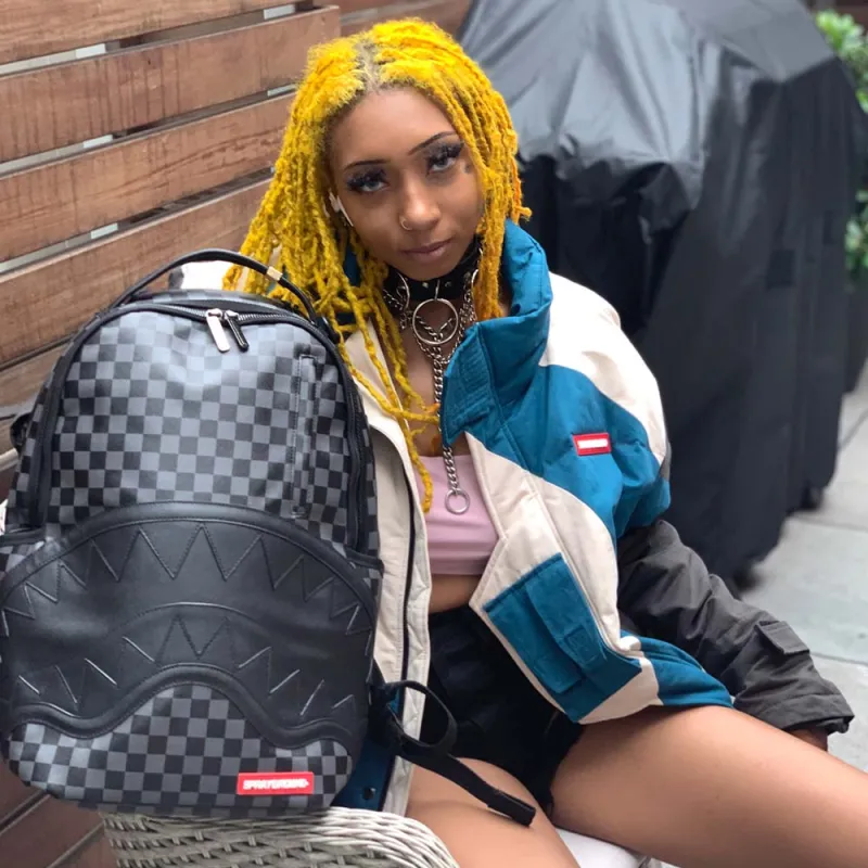 SPRAYGROUND PVC Backpack Large Size Unisex Black-5