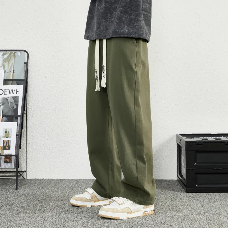 NFWYS Straight Casual Pants Fall Unisex-23