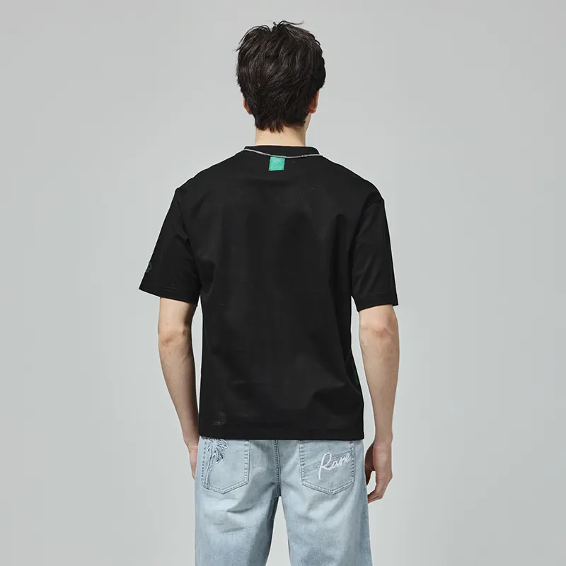 RARE Short Sleeved T Shirts Men's Green-5