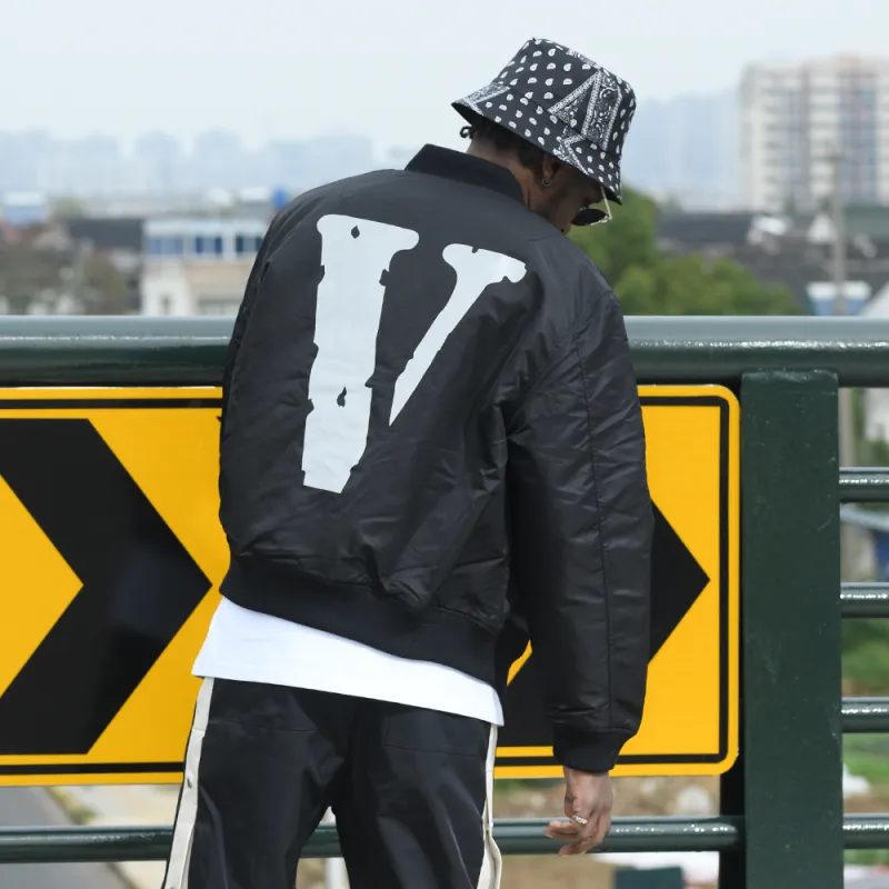 VLONE 3M Reflective Series Puffer Jackets Unisex Black-10