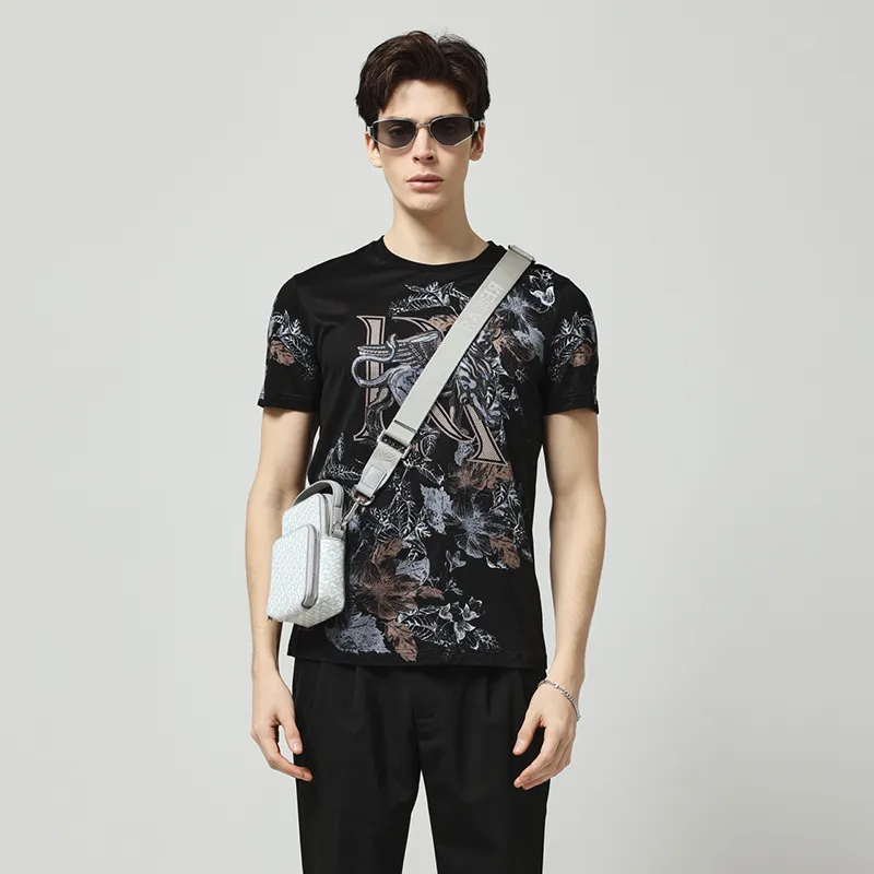 RARE Short Sleeved T Shirts Men's Multicolor-2