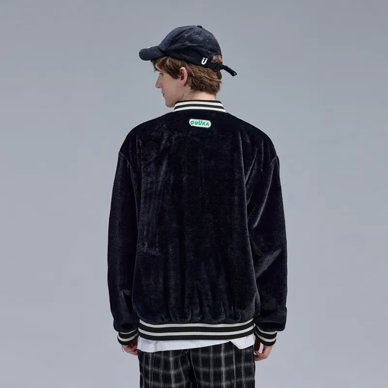 Guuka Baseball Jerseys Unisex Black-7
