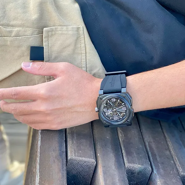 INFANTRY Hero Collection Mechanical Movement Watch Men's Watches Cut Out Dial-4