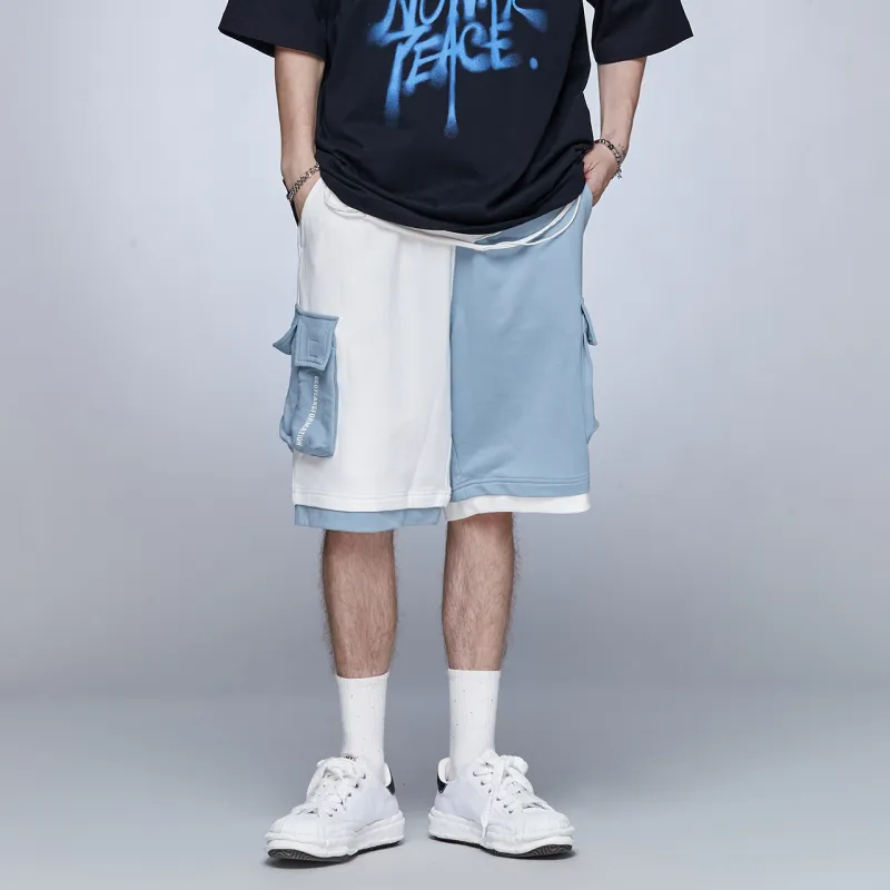 Guuka Casual Shorts Unisex Sky Blue-3
