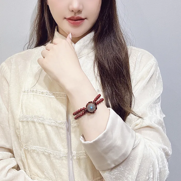 MOUNTAINS AND MANS Reconstructed Cinnabar Bracelets Women's-3