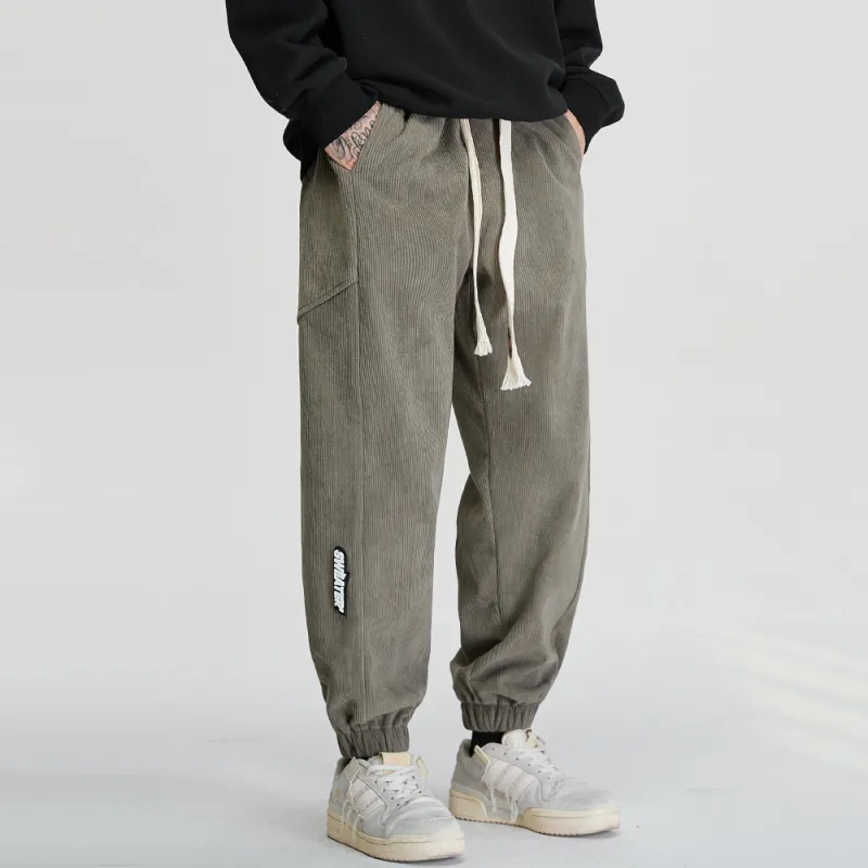 JASONWOOD Autumn And Winter Season Knitted Sports Pants Trendy Thickened Casual Pants Unisex-25