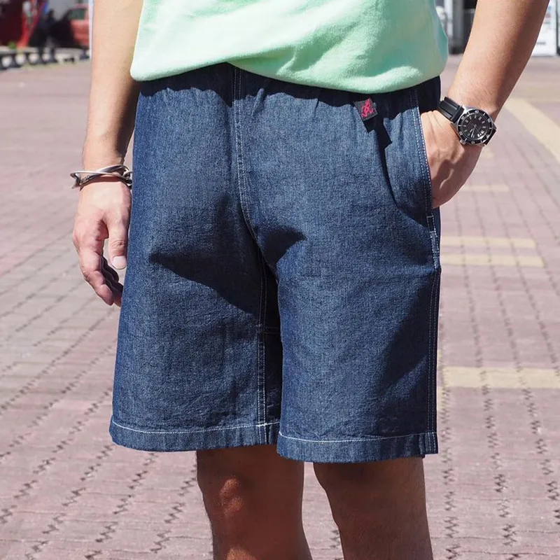 Gramicci Denim Shorts Unisex-2