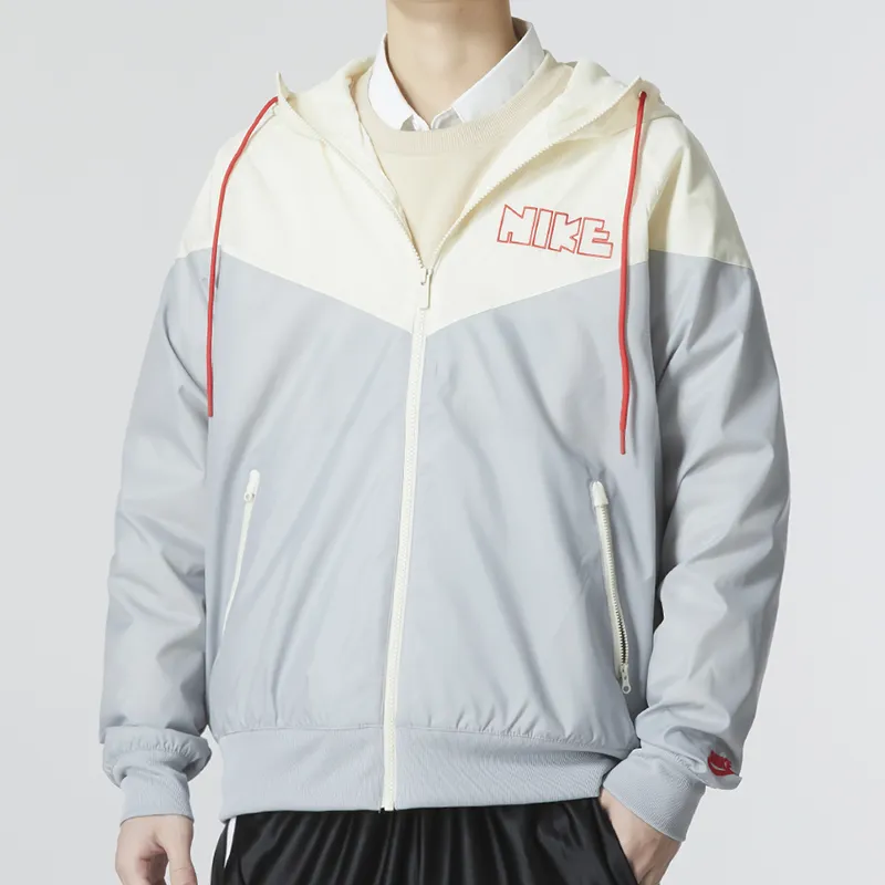 Nike Jackets Men Light Gray-2