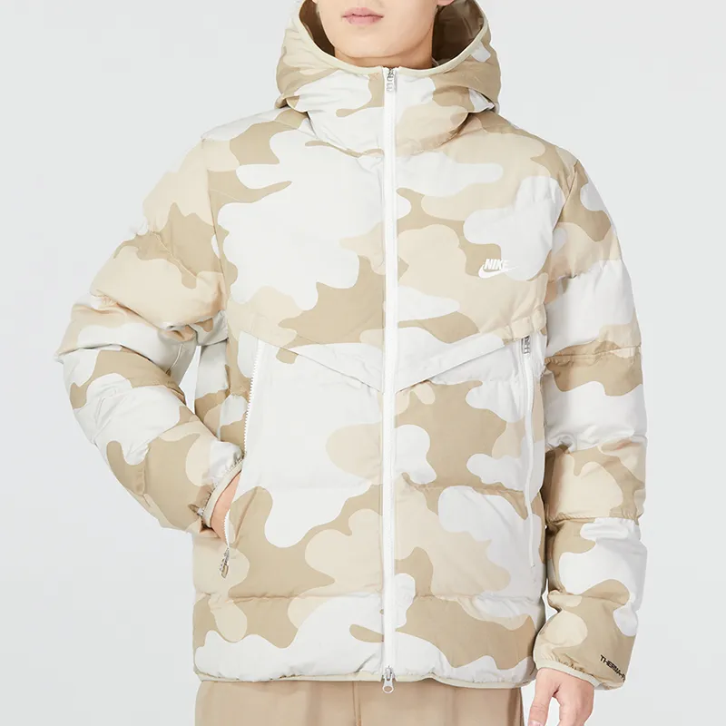 Nike Puffer Jackets Men Light Bone-3