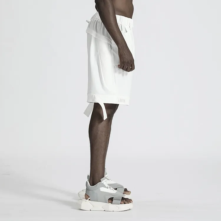 NORVINCY Urban Techwear Magnetic Buckle Cargo Shorts Unisex-8