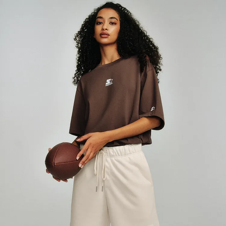 STARTER Drop Shoulder Sleeve T-Shirt Unisex American Vintage-6