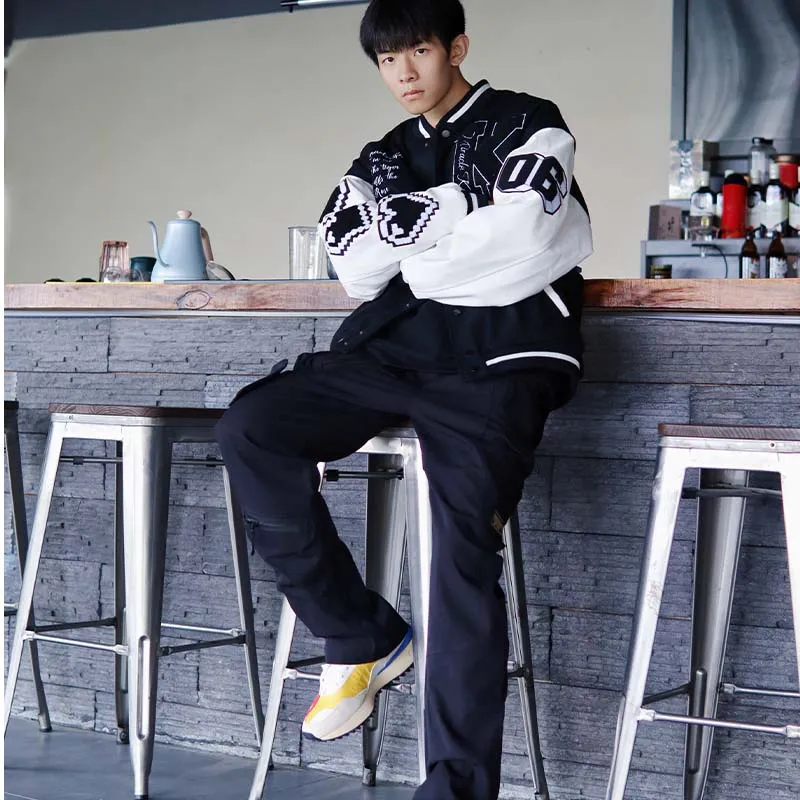 MIRACLE KILL Baseball Jacket Fall And Winter Unisex-23
