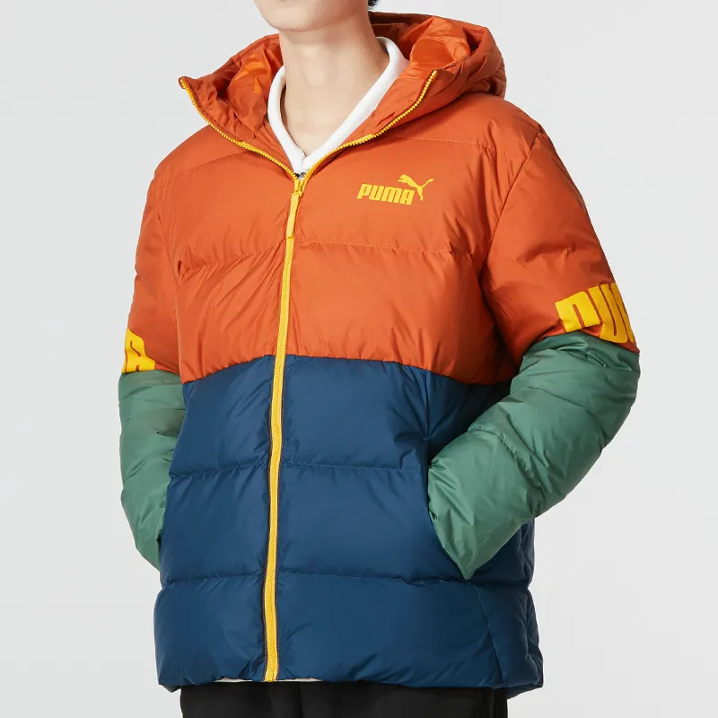 PUMA Down Jackets Men Orange-2