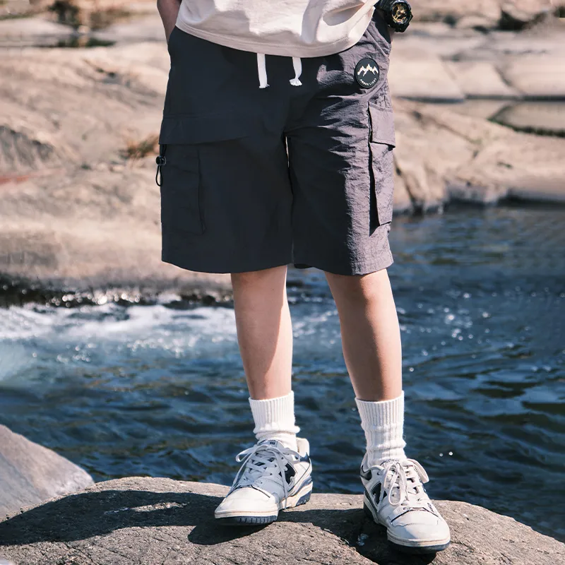AMBER LIGHT AMBER LIGHT Mountain Outdoor Casual Shorts Unisex-10
